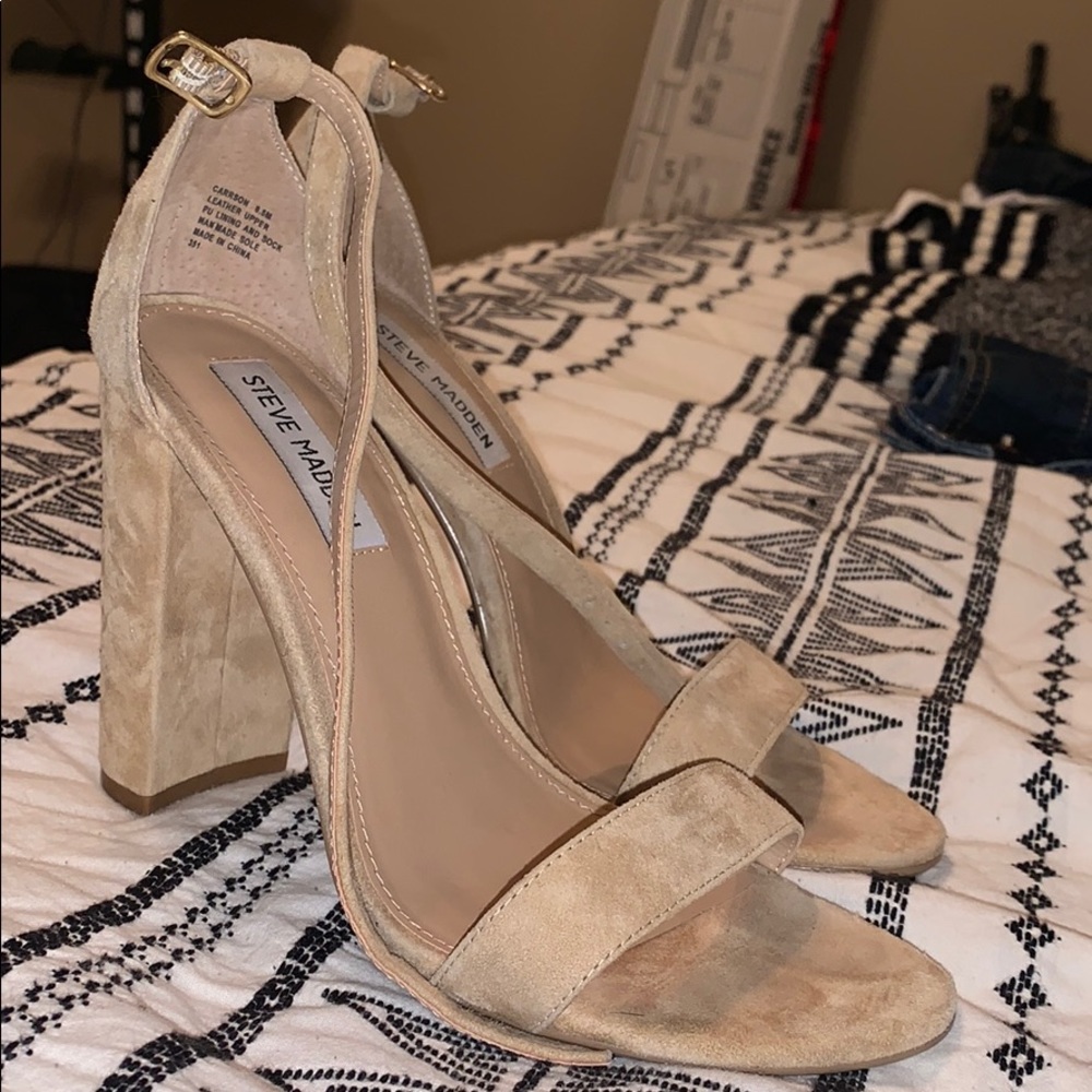 Steve Madden nude heels